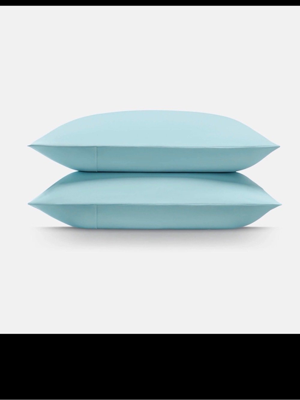 REST Evercool+ Cooling Pillowcases King Aqua Blue 2-Pack 19x35 New/Open Box Oeko